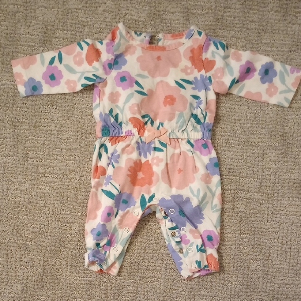 Floral Baby Romper